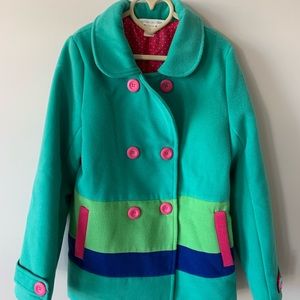 Garnet Hill Kids Girls Peacoat